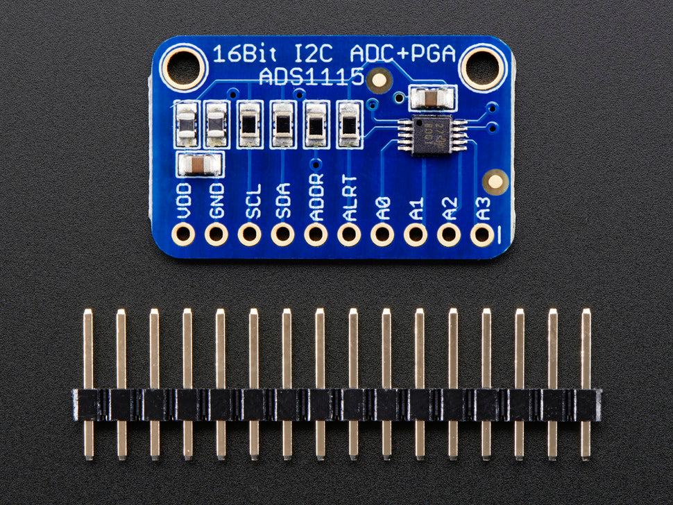 ADS1115 16-Bit ADC - 4 Channel with Programmable Gain Amplifier