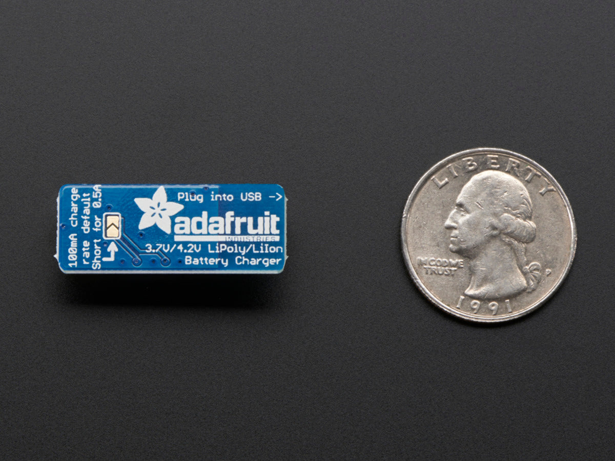 Adafruit Micro Lipo - USB LiIon/LiPoly charger - v1
