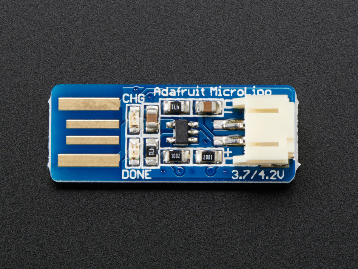 Adafruit Micro Lipo - USB LiIon/LiPoly charger - v1