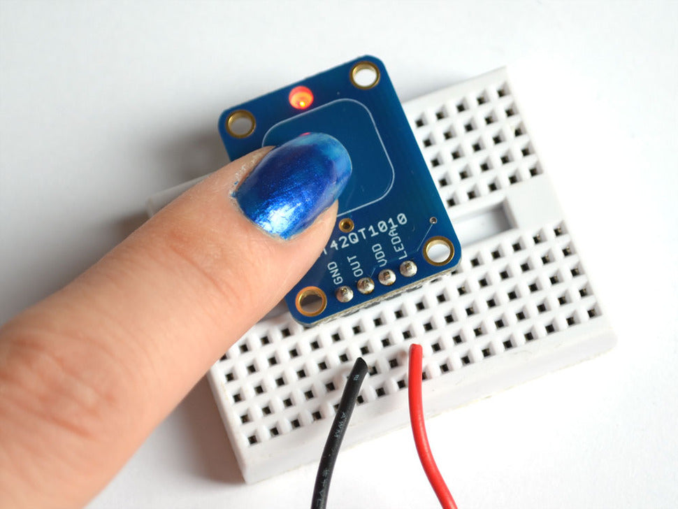 Standalone Momentary Capacitive Touch Sensor Breakout - AT42QT1010