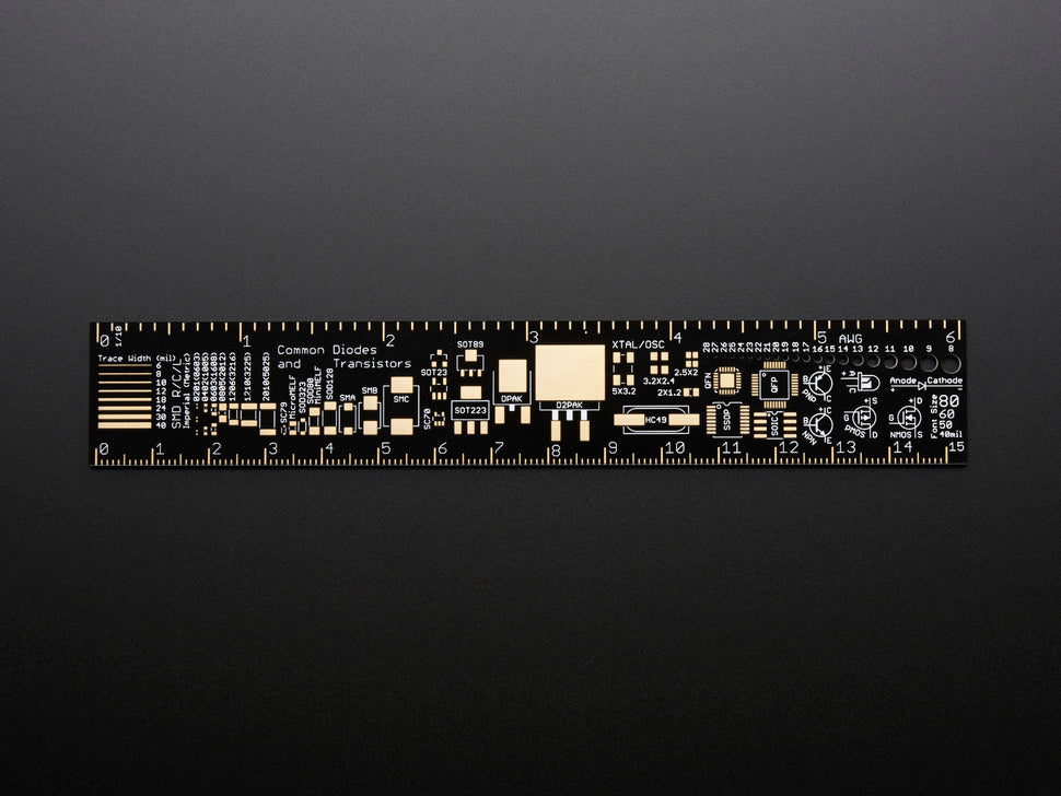 Adafruit PCB Ruler v2 - 6"