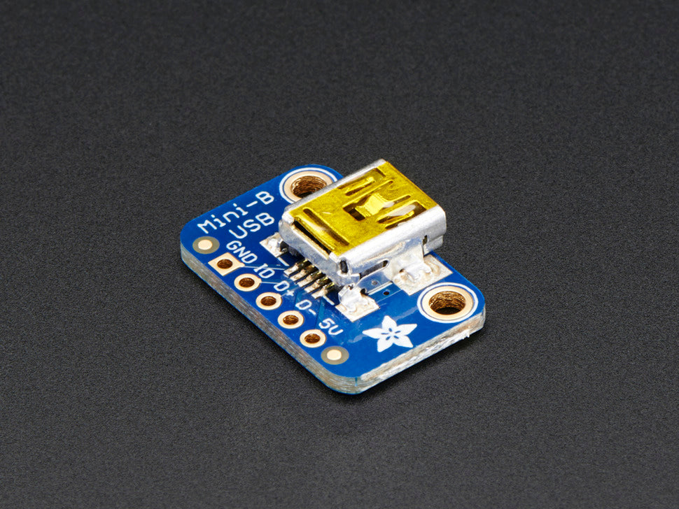 USB Mini-B Breakout Board