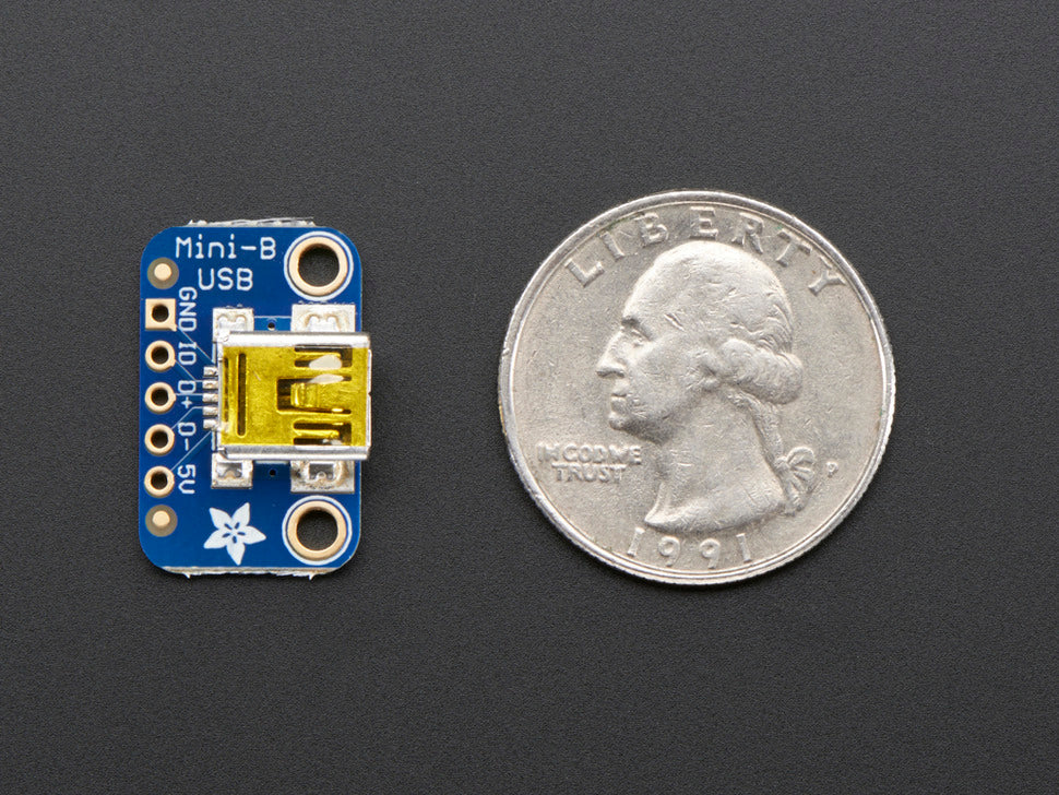 USB Mini-B Breakout Board
