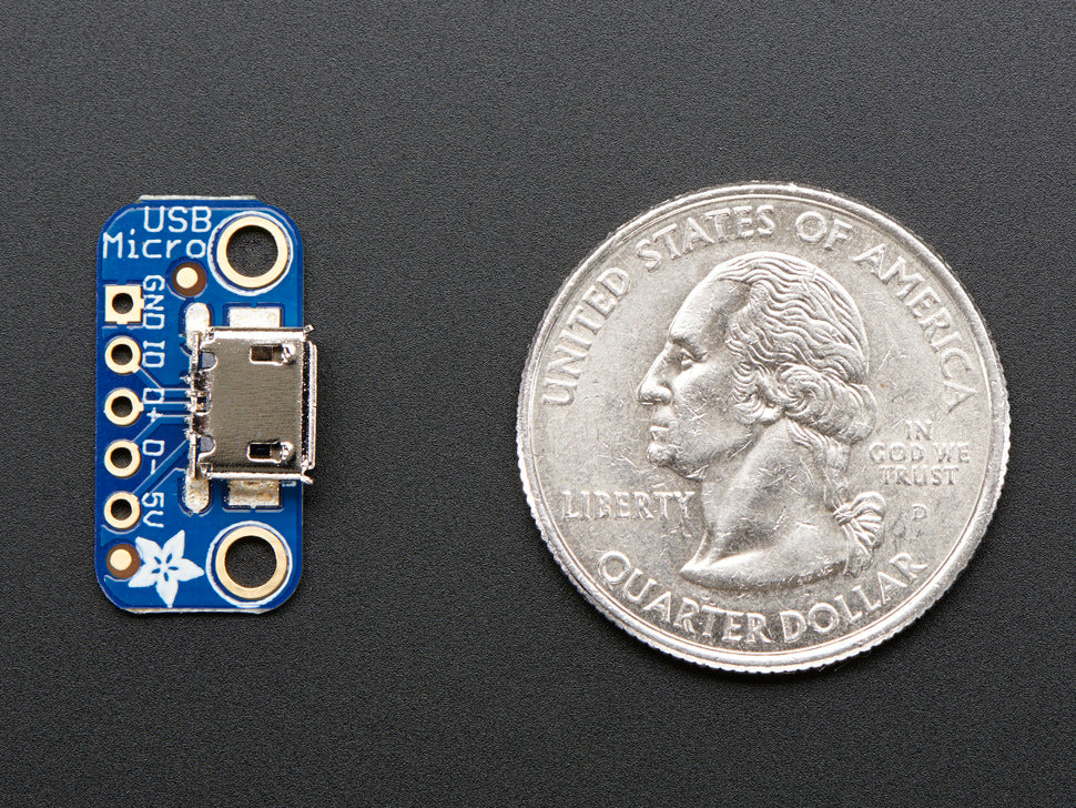 USB Micro-B Breakout Board