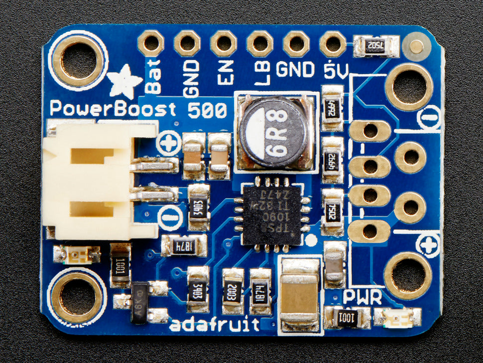 PowerBoost 500 Basic - 5V USB Boost @ 500mA from 1.8V+
