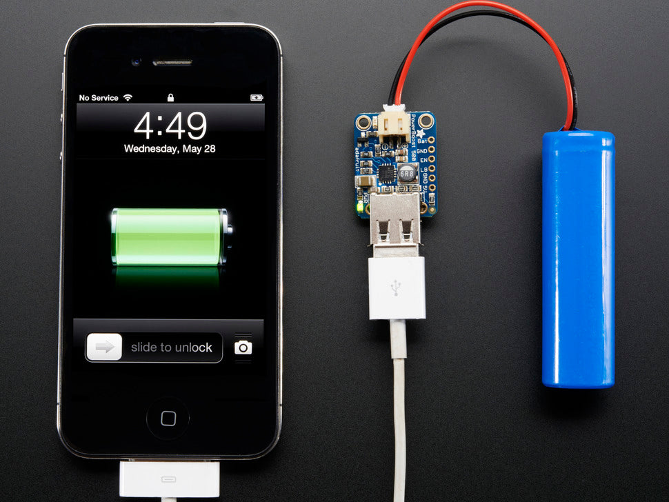 PowerBoost 500 Basic - 5V USB Boost @ 500mA from 1.8V+