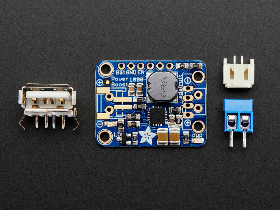 PowerBoost 1000 Basic - 5V USB Boost @ 1000mA from 1.8V+