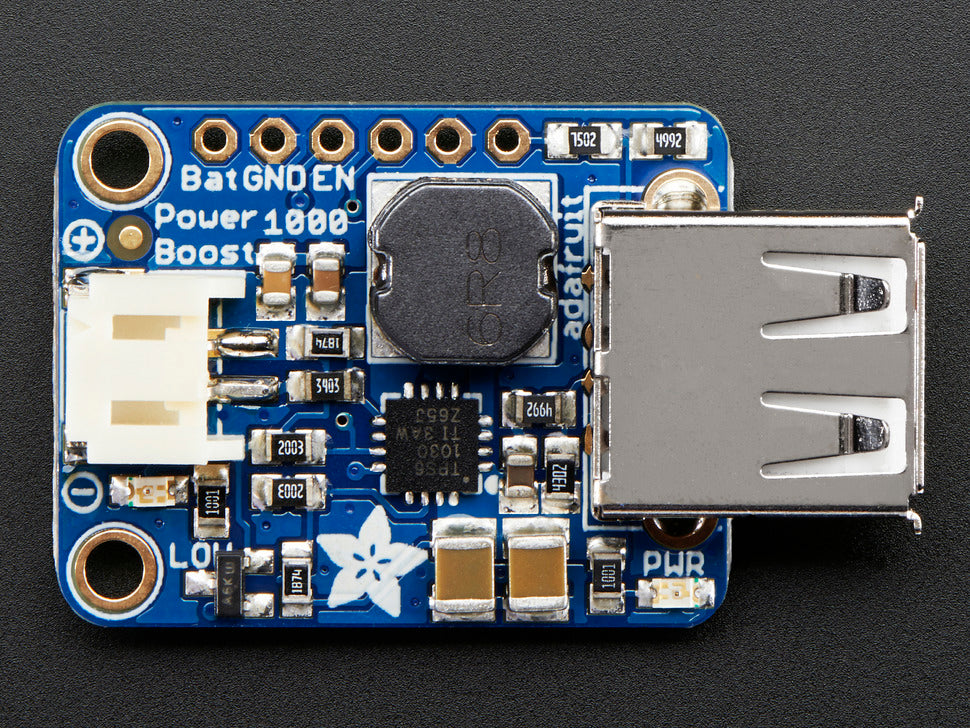 PowerBoost 1000 Basic - 5V USB Boost @ 1000mA from 1.8V+