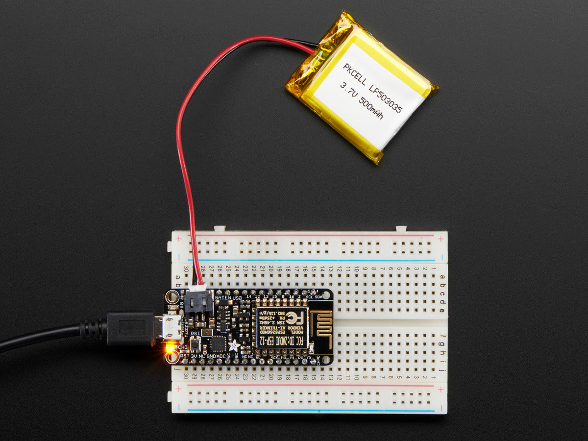 Adafruit Feather HUZZAH with ESP8266 WiFi
