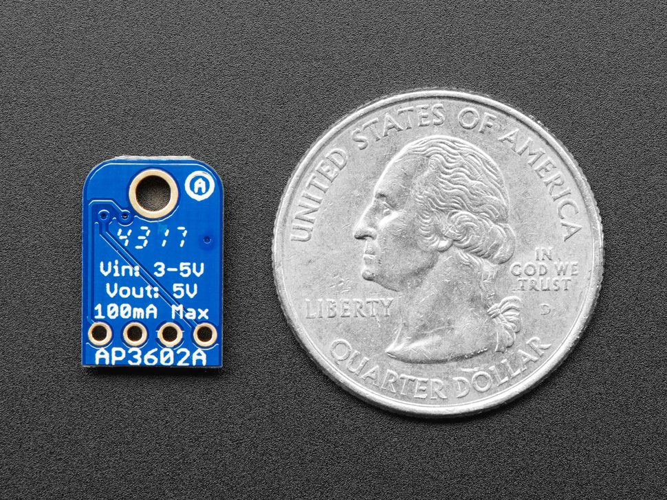Adafruit MiniBoost 5V @ 100mA Charge Pump - AP3602A