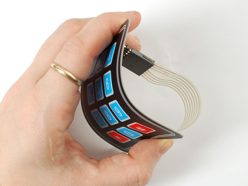 Membrane 3x4 Matrix Keypad + Extras