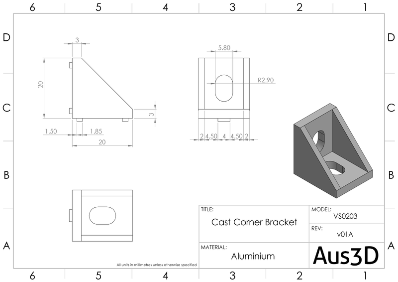 Cast Corner Bracket