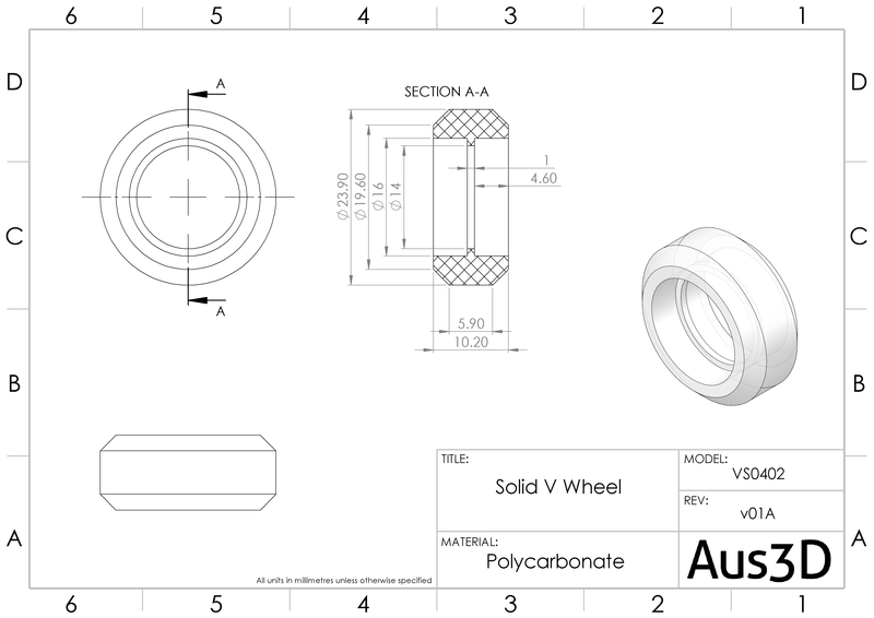 Extreme Solid V-Wheel Kit