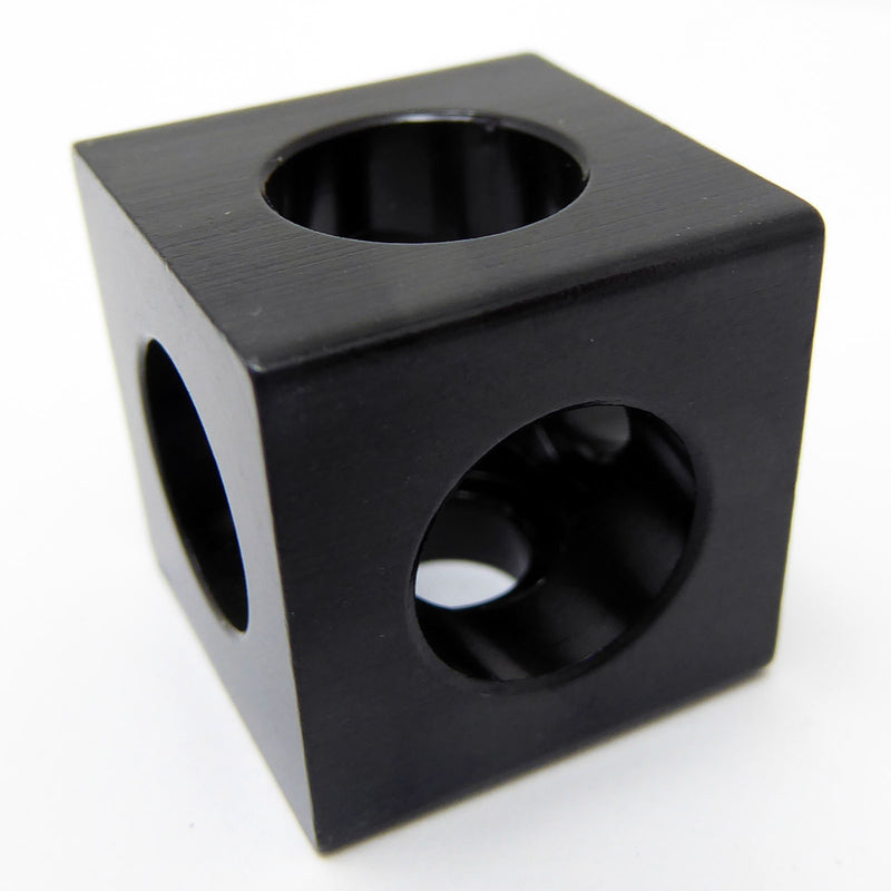 Black Cube Corner Connector