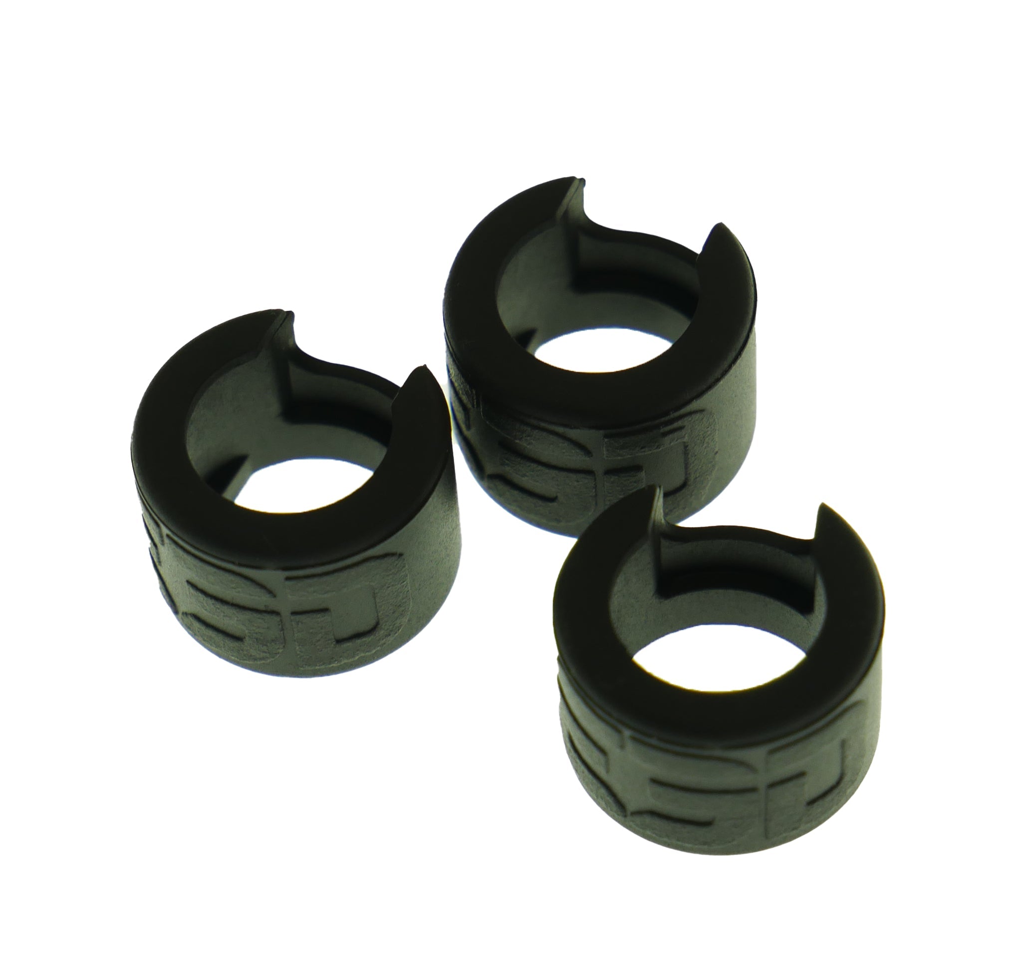 E3D Revo HeaterCore socks - black silicone 3 pack