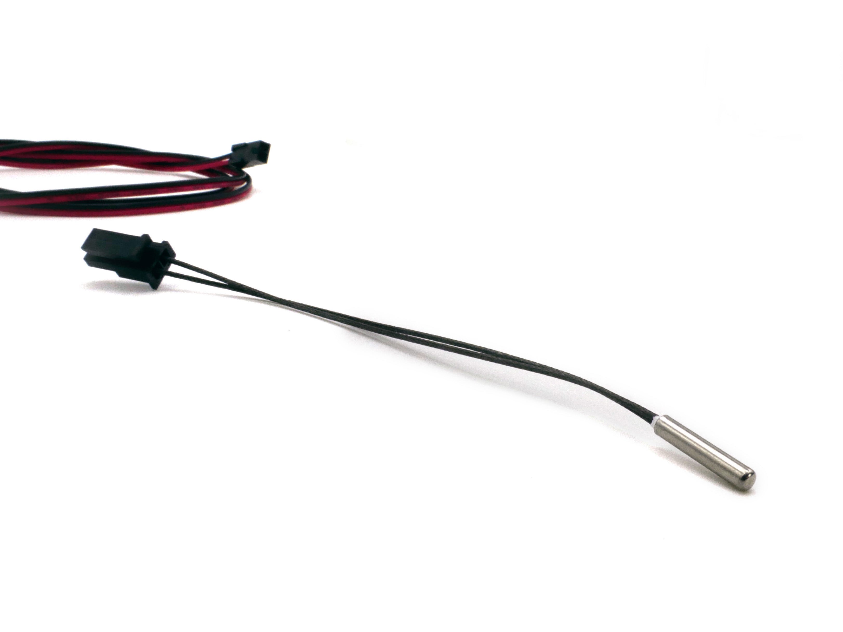 PT1000 temperature sensor cartridge with cable and Molex connector